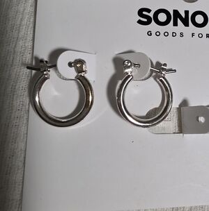 Sonoma Silver and Gold Hoop Earrings